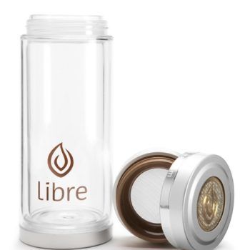 Libre 9 oz MatchaGo Shaker Glass Infuser Bottle at